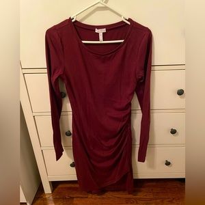 Leith Long Sleeve Knit Mini Dress